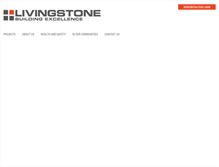 Tablet Screenshot of livingstonebuilding.co.nz